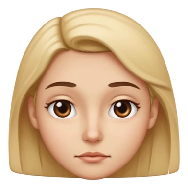 side eye on face sticker