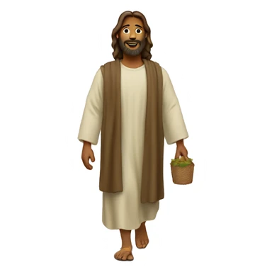 Walking with Jesus sticker