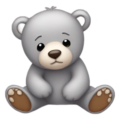 pls let me sleep cute bear sticker
