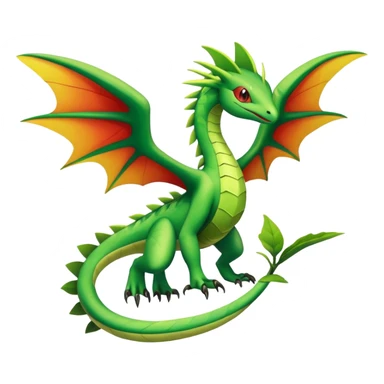 Exotic Tropical Rare Leafeon-Flygon-Tropius full body sticker