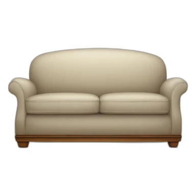 smiling couch sticker