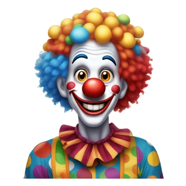 Goofy ah clown sticker