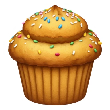 gold muffin sticker