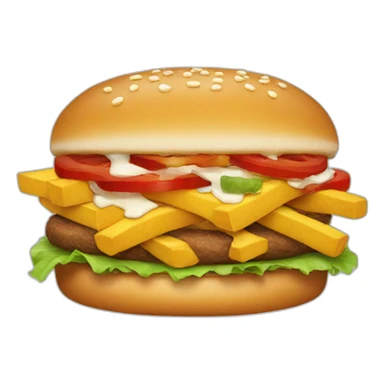 Fast food restaurant sticker