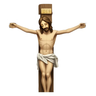 Jesus Christ Crucified sticker
