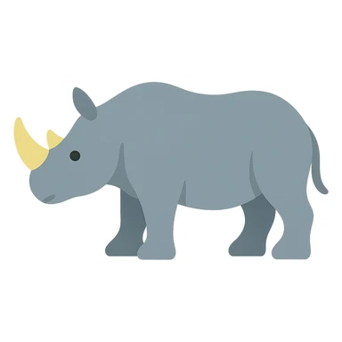 Rhinoceros sticker