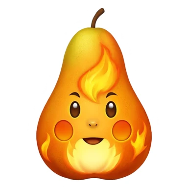 birne in flame sticker
