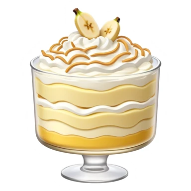 cute banana pudding dessert sticker
