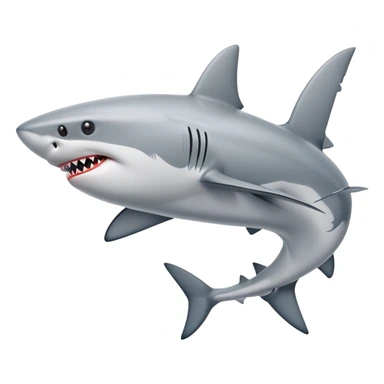 shark in jordans sticker