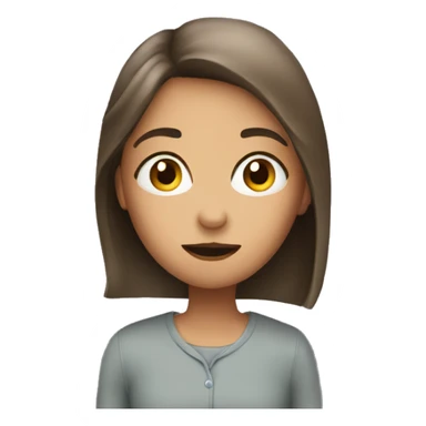 girl watching sticker