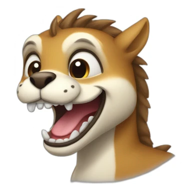 canguro sonriente sticker