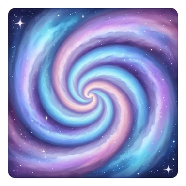 Pastel galaxy nebula  sticker