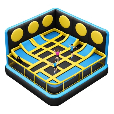 Indoor Trampoline Park sticker