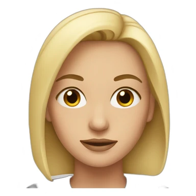 Strong white woman sticker