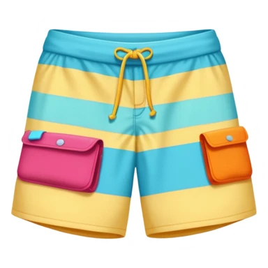 beach clothes folded,  sticker