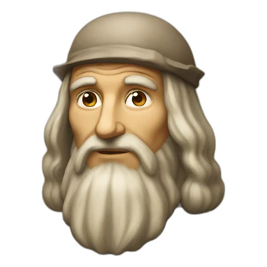 Leonardo DaVinci sticker