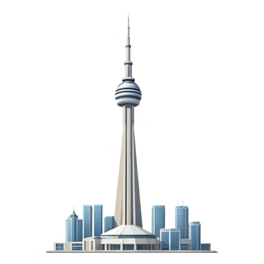 CN towers sticker
