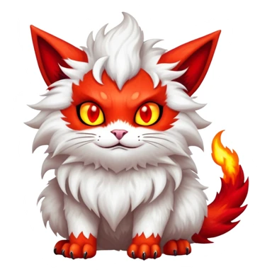 Meowster-Demon-Fakémon-Vernid-Fionbri-hybrid-creature sticker