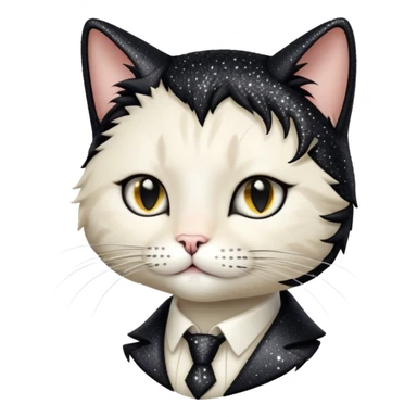 Cat dresses as twilight  sticker