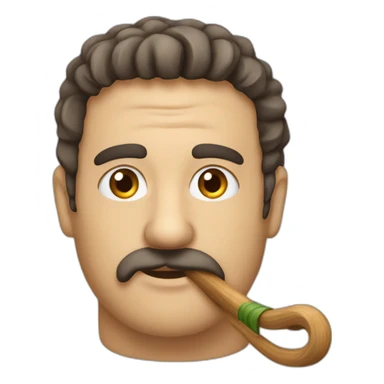 Cane che si soffia il naso sticker