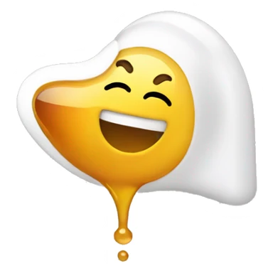 Smiling face vomiting honey sticker