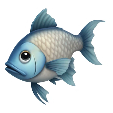 Fish with fin sticker