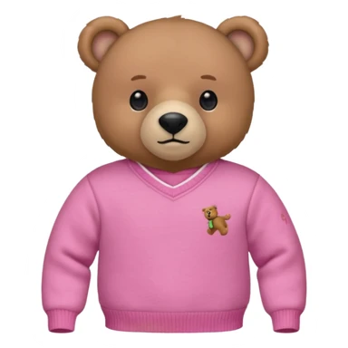 Polo ralph lauren bear in pink  sticker
