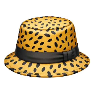Animal print Hat sticker