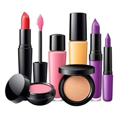 Produtos de maquiagem sticker