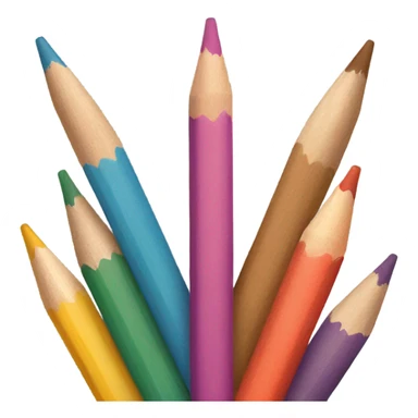 colored pencils sticker