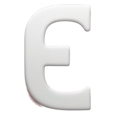 Letters: "B" on red background sticker