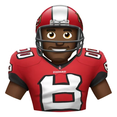 Buccaneers crazy football fan sticker