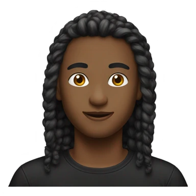 short and loose black tshirt  sticker