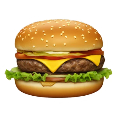Clinton burger   sticker
