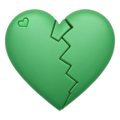 A green broken heart similar to this one “💔” sticker
