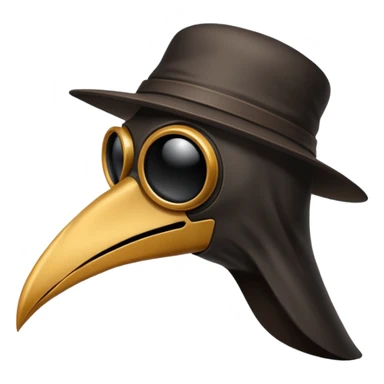 plague doctor beak sticker