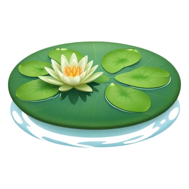 Lily pad only sticker