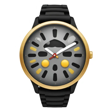 Reloj de arena color negro  sticker