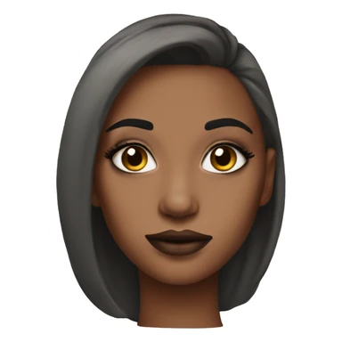 Girl makeup  sticker