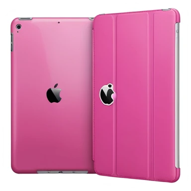 iPad 11 air with a pink case sticker
