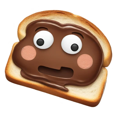nutella on bread sticker