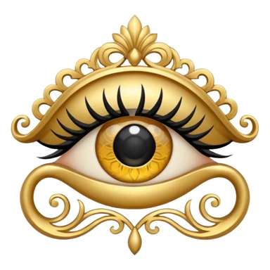 Make a logo with a lash side in the Iranian style and make the logo cool. sticker