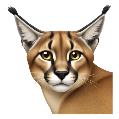 Caracal weeping sticker
