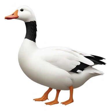 Goose jigsaw sticker