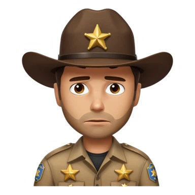 Rick Grimes sticker