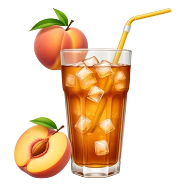 peach lipton ice tea  sticker