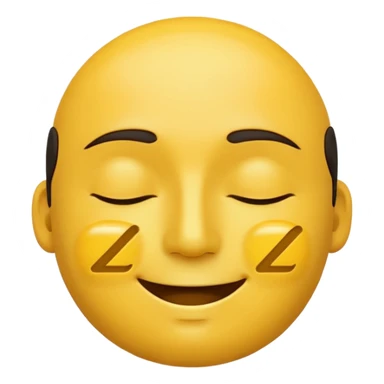 nap time emoji with z's sticker