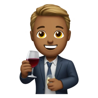 Gavin newsome drinking wine sticker