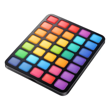 rainbow palette diagonal sticker