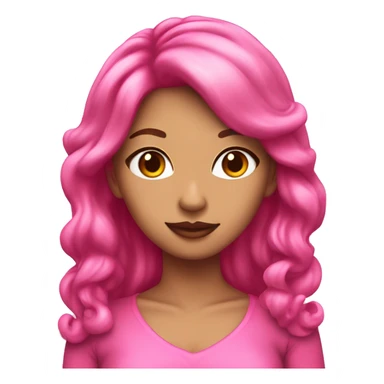 pink girly coquette fire sticker